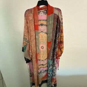 Free People Floral Multicolor Kimono